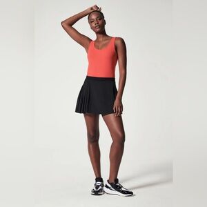 Spanx Get Moving 14” Pleated Skort - 2XL - Very Black